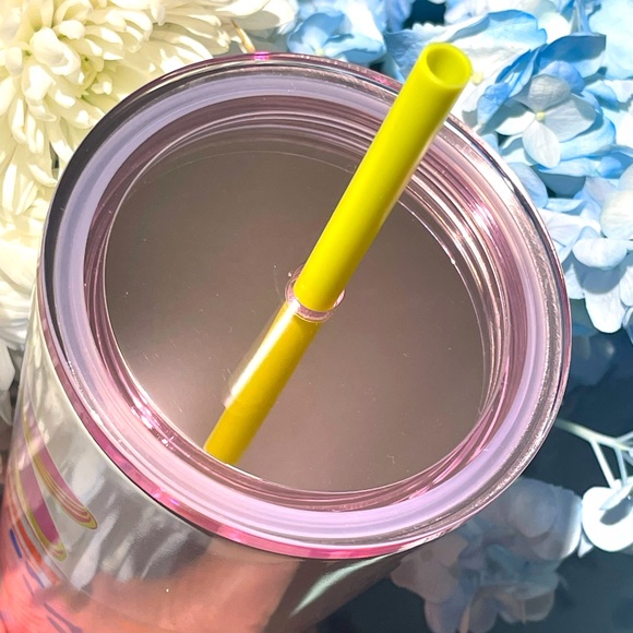 💕💛NWT🌸Starbucks Summer 2024 White Floral Stainless Steel Venti Tumbler - Picture 4 of 9